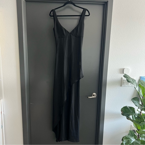 NWOT Arcina Ori Black Amelie High-Low Dress - Picture 5 of 13